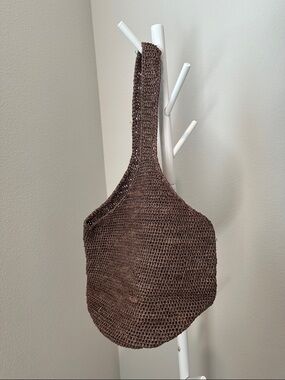 Helen Kaminski Brown Crochet Tote